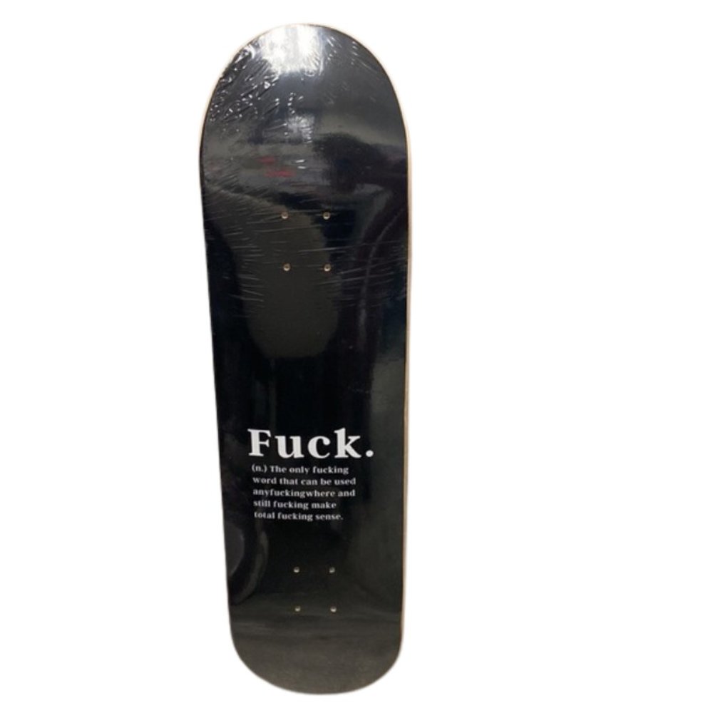 Artist ‘f&*%'’ ’ defining skateboard handmade in cellophane -new